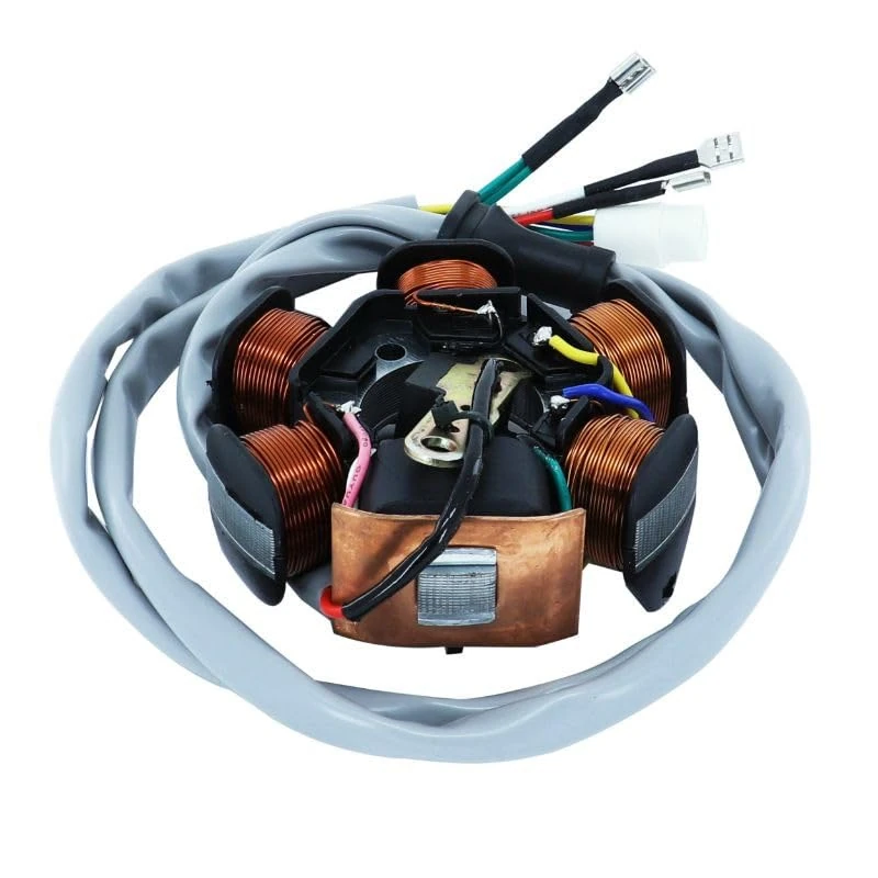 cyclingcolors Stator Ignition Engine Motorcycle Scooter Moped Compatible with Piaggio 50 Zip Free NTT Typhoon Nrg Liberty Gilera Runner Stalker 6 Pole - Image 1