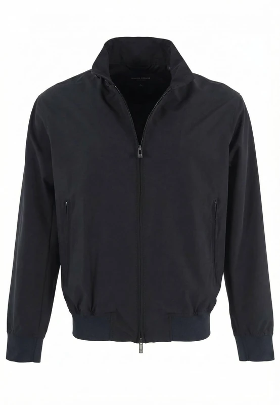 Armani Exchange Men's Zipped Pockets, Elastic Cuss Waist Windbreaker, deep Navy, XL