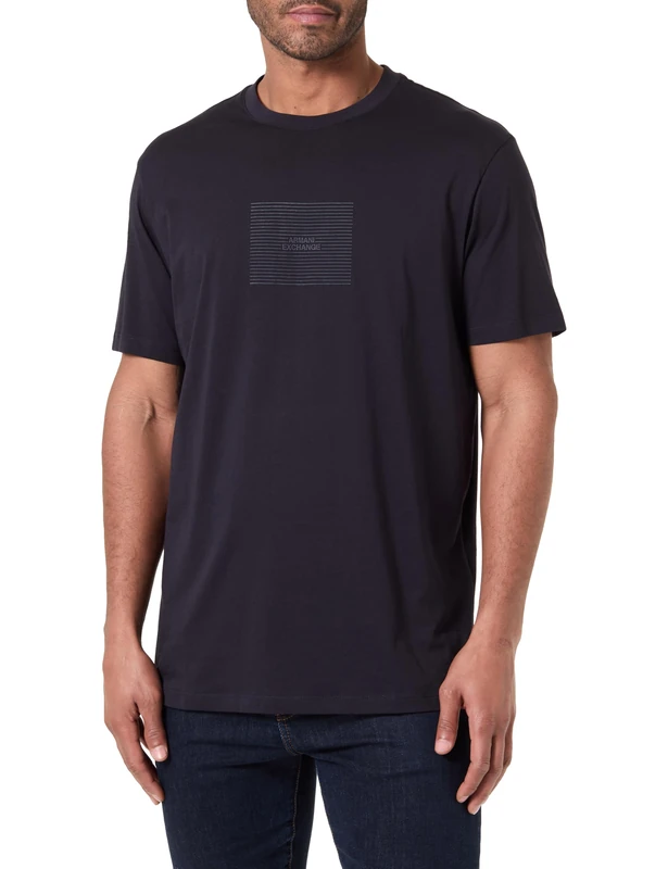 Armani Exchange Men's 3D Logo T-Shirt - Deep Navy, XL