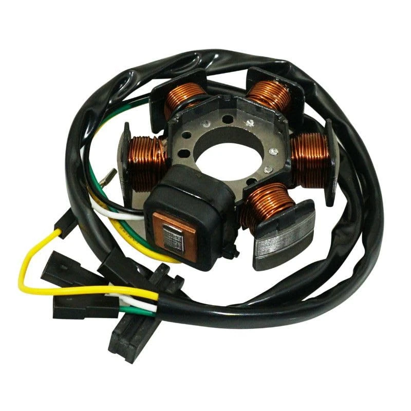 cyclingcolors Ignition Stator Engine Motorcycle Scooter Moped Compatible with AM6 Minarelli Faisceau Long Sans Platine - Image 1