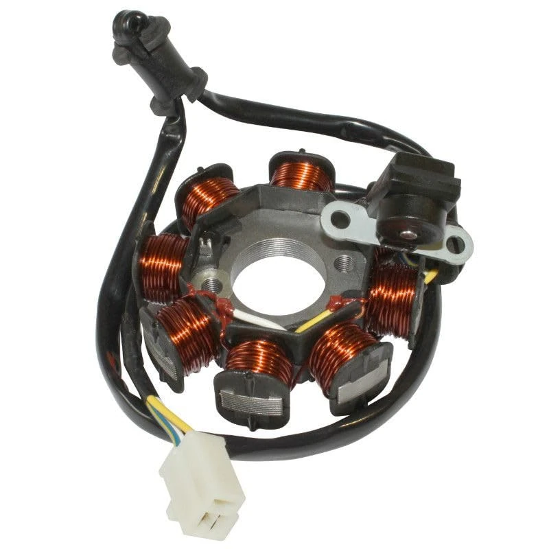 cyclingcolors Stator Ignition Engine Motorcycle Scooter Moped Compatible with Peugeot 50 Speedfight Vividity 8 Pole