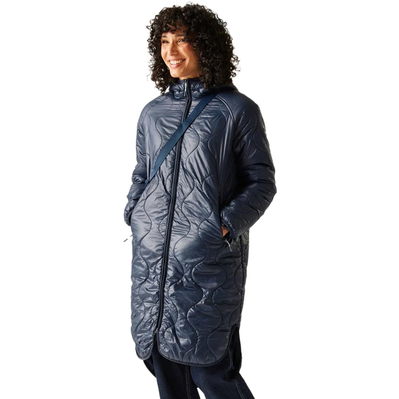 Regatta Womens Triea Quilted Jacket Insulated Lightweight Longline Winter Coat