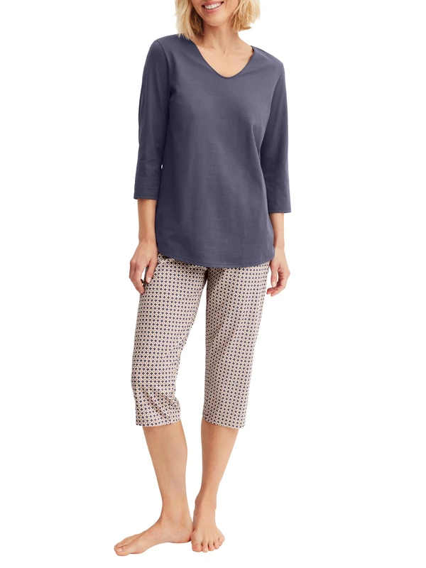 CALIDA Blooming Nights Women's 3/4 Pyjamas