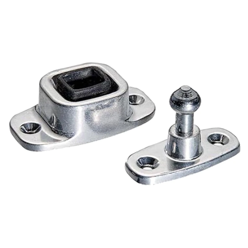 Trailer Door Holder - Catch, Mounted, Magnetic Latch Catch | Secure Weatherproof Holder with Spring Clip for RV Outer Keys, Side Pocket, Trailer Utility Access Panel