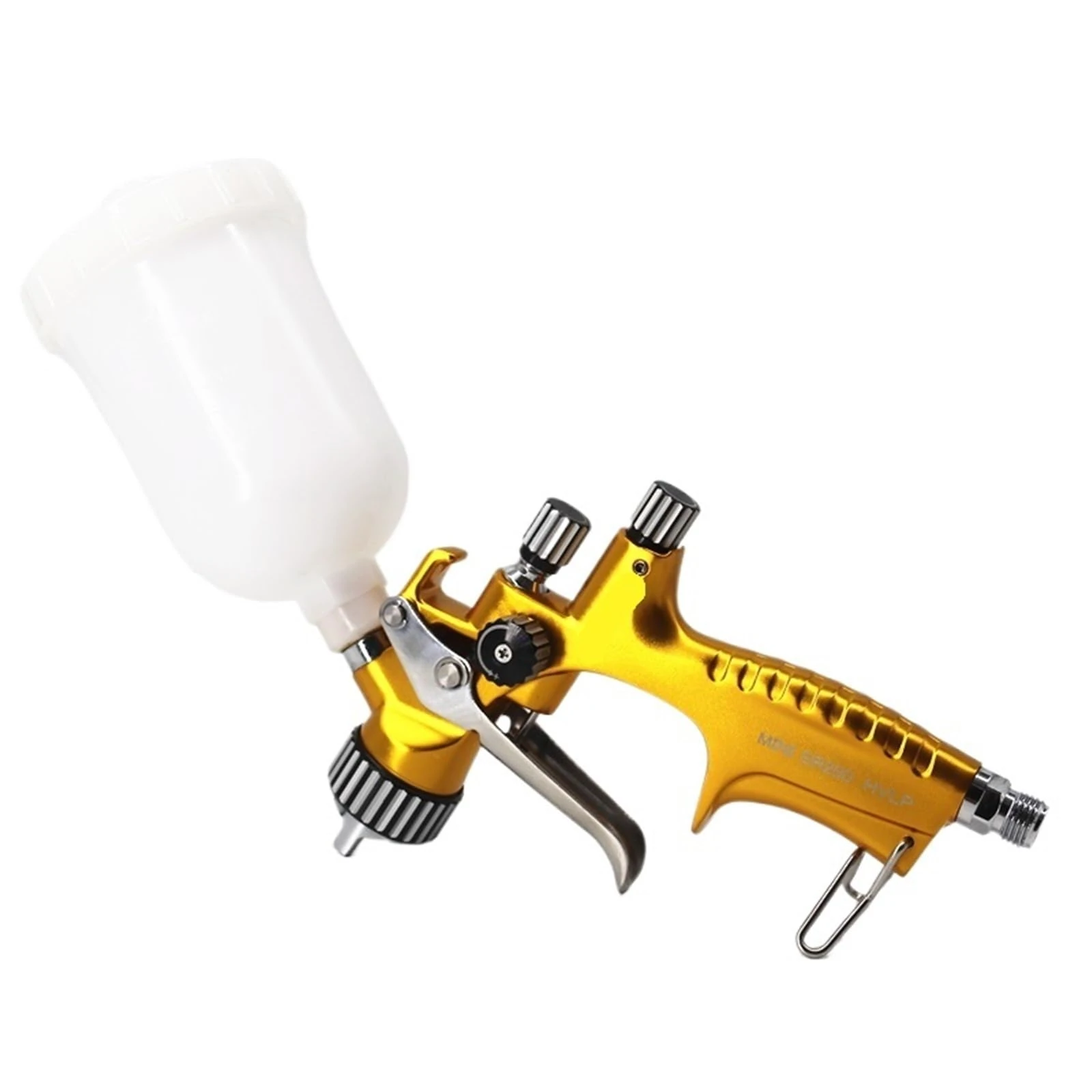 KCTRELTQS 1.2MM Spray with 1.0mm Or 0.8MM Nozzles Needle Cap Automotive Air Paint Sprayer Kit with 250cc Cap(1.2 and 1.0mm)