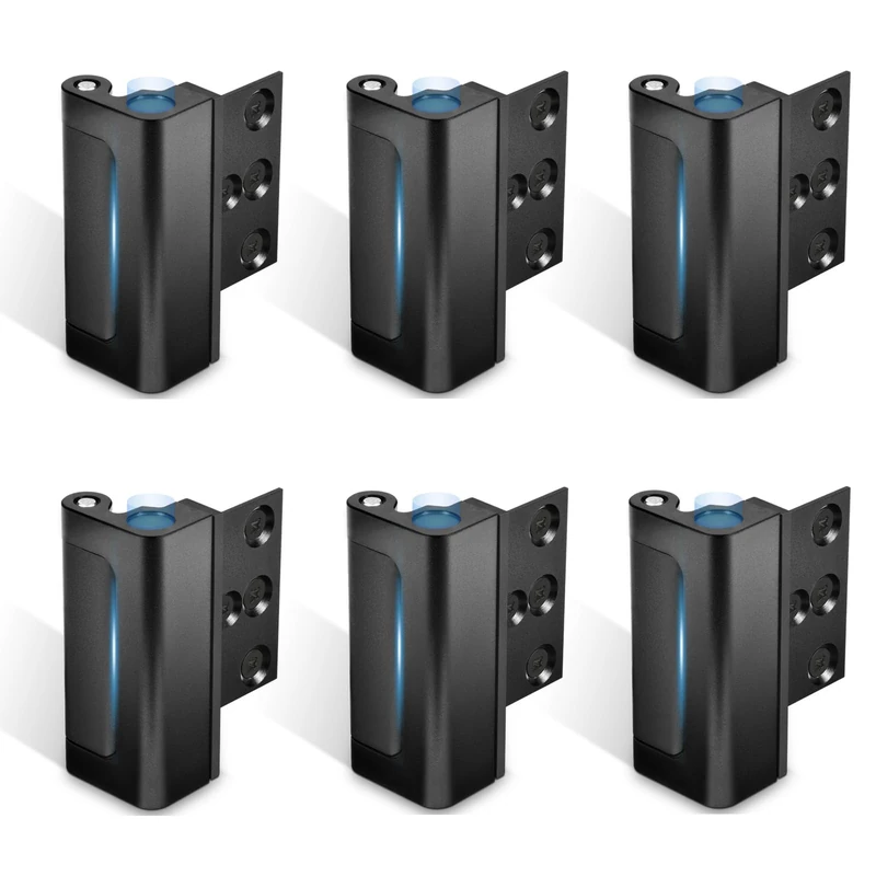 Steinwhale 6Pack Door Reinforcement Lock Home Security, Childproof Safety