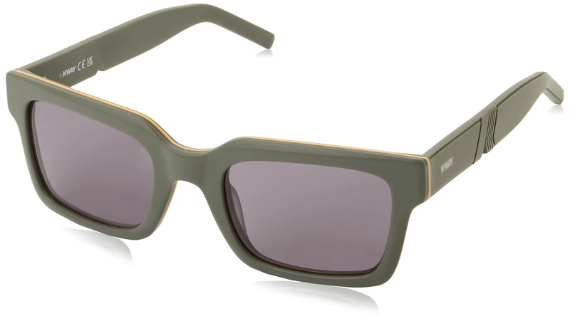 KWAY Kw0001 Sunglasses, Matte Dark Green, régulier