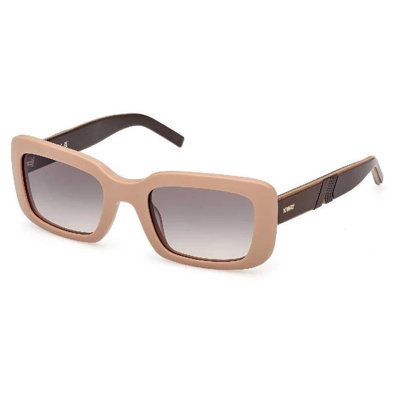 KWAY Kw0007 Sunglasses, Matte Beige, One Size