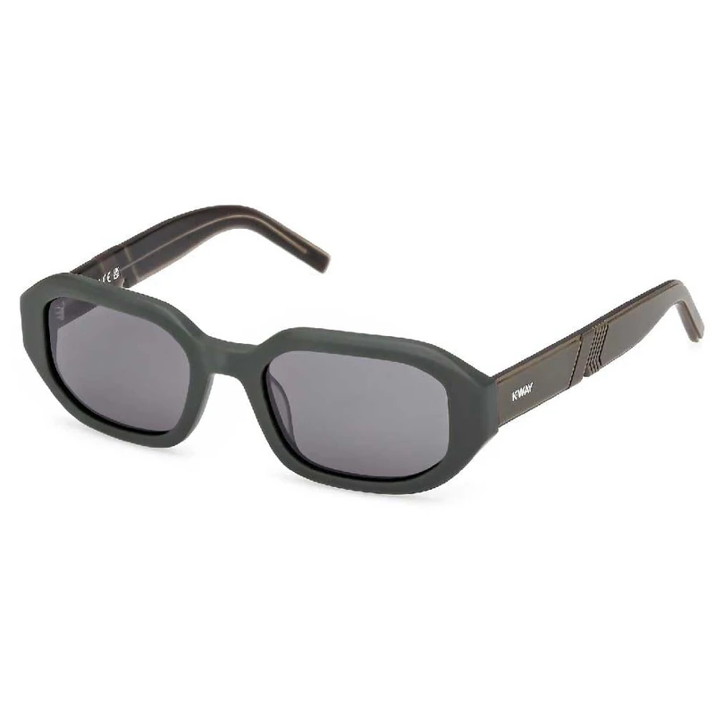 KWAY Kw0010 Sunglasses, Matte Dark Green, Regular