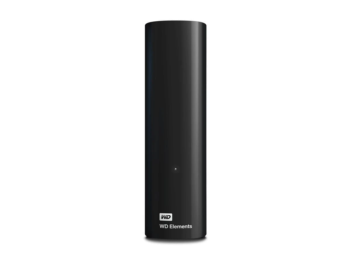 WD 26TB Elements External Desktop Hard Drive, USB 3.1 Gen 1, Fast transfer rates, Easy add on storage for all your pictures, videos, music and documents, Black