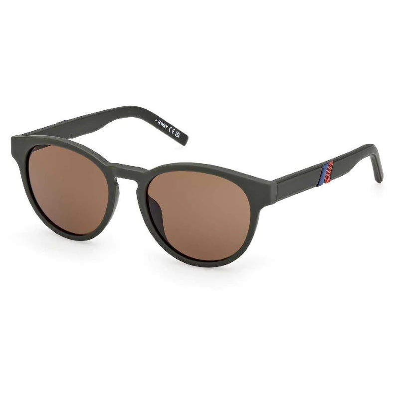 KWAY Kw0011 Sunglasses, Dark Green Matte, Regular
