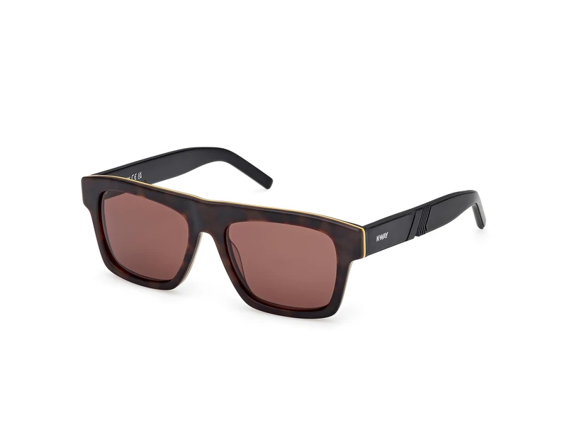 KWAY Unisex Kw0003 Sunglasses, Havana/Other, Regular