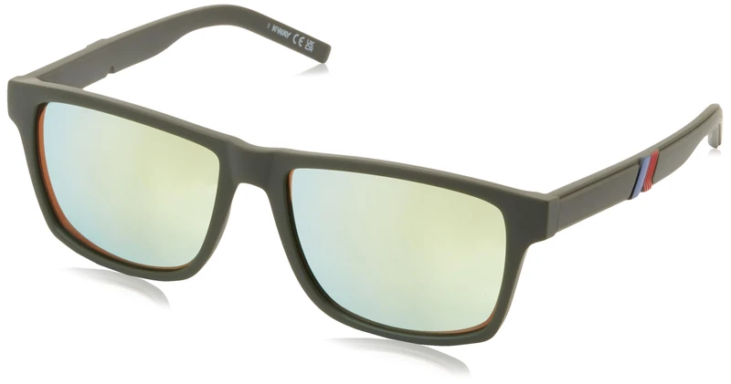 KWAY KW0012 Glasses, Matte Dark Green, Regular Unisex Adult