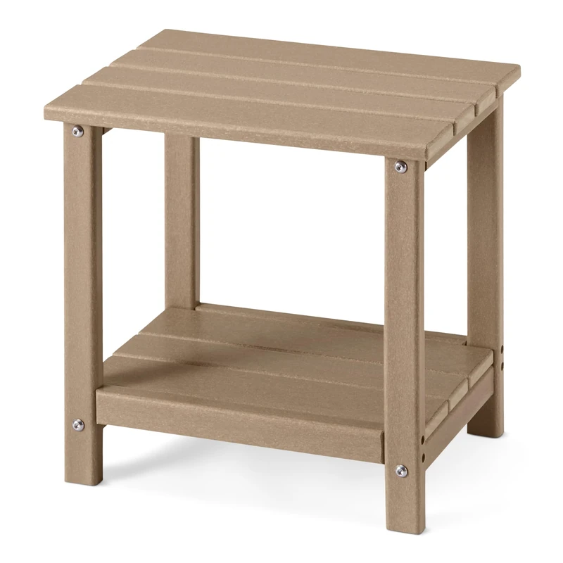 Amazon Basics Outdoor Side Table - Brown - 41.91cm x 32cm