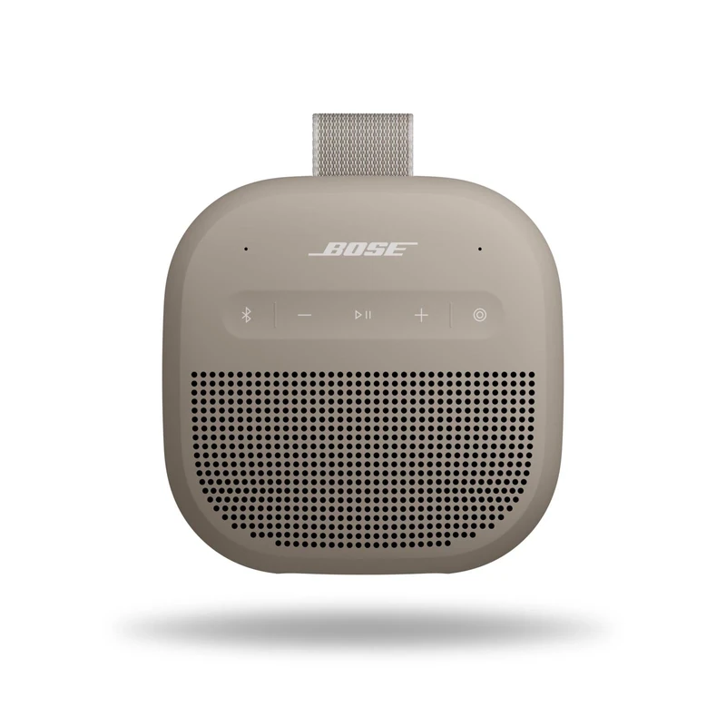 Bose SoundLink Micro Portable Bluetooth Speaker (2nd Gen), Wireless Outdoor Speaker, Up to 12 hours Battery Life, Waterproof and Dustproof, Sandstone