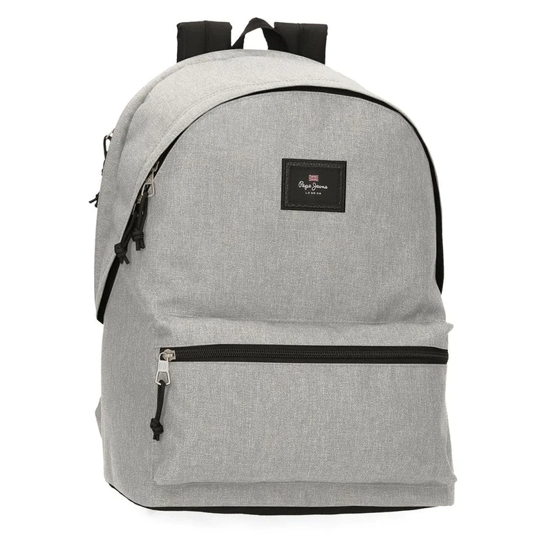 Pepe Jeans Aris Evergreen Notebook backpack 15.6" Double compartment Grey 31x44x17.5 cm Polyester by Joumma Bags