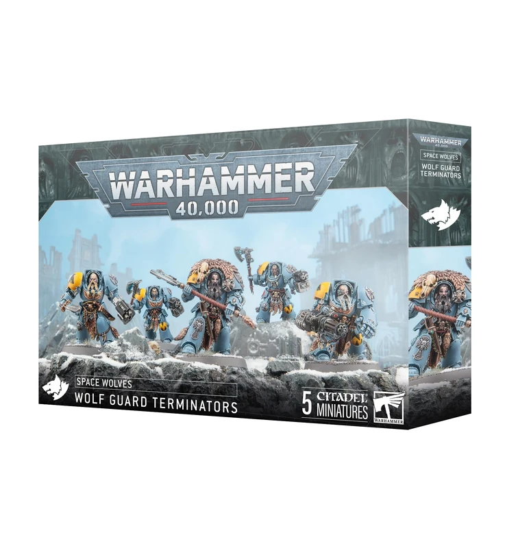 Games Workshop - Warhammer 40,000 - Space Wolves: Wolf Guard Terminators