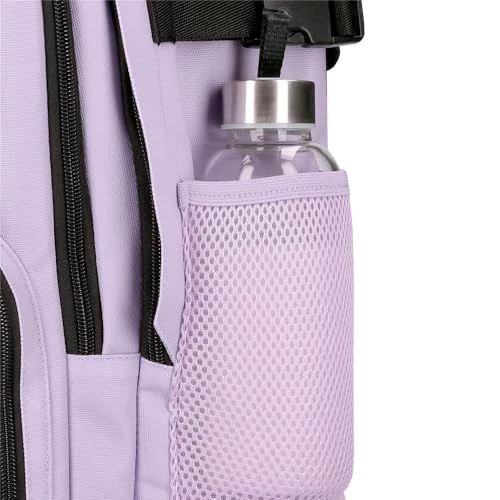 Pepe Jeans Aris Colorful Cabin Backpack for Laptop 15.6" Lilac 31x44x20cm Polyester by Joumma Bags