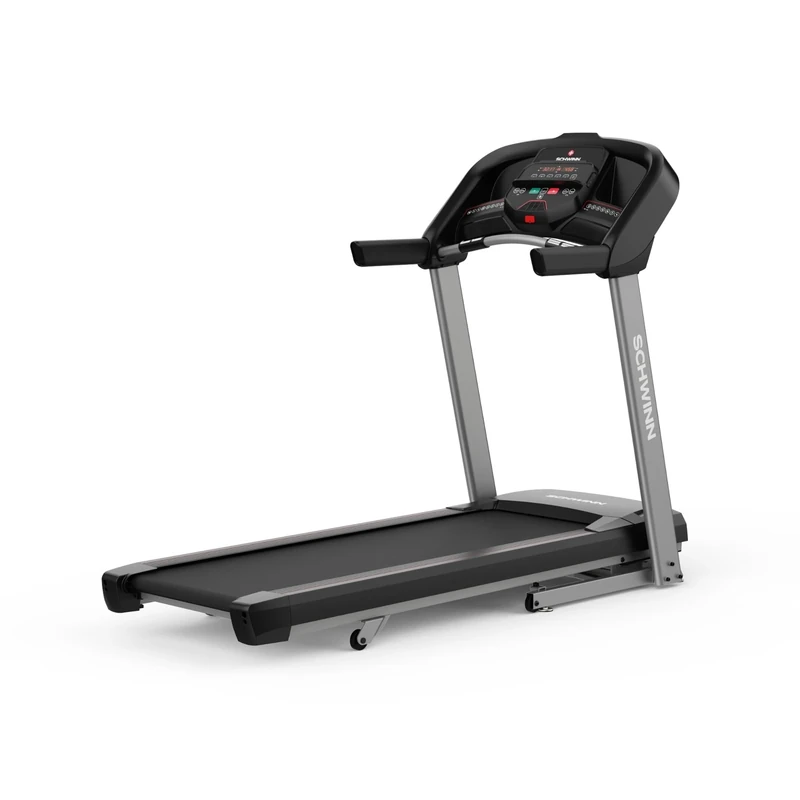 SCHWINN FITNESS SFT4.1 FOLDING FULL-SIZE TREADMILL – QUIET MOTOR, 18 KM/H SPEED, 10% INCLINE, 140 × 50 CM DECK, BLUETOOTH SPEAKERS, ZWIFT & KINOMAP COMPATIBLE