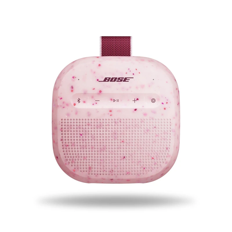 Bose SoundLink Micro Portable Bluetooth Speaker (2nd Gen), Wireless Outdoor Speaker, Up to 12 hours Battery Life, Waterproof and Dustproof, Petal Pink - Limited Edition