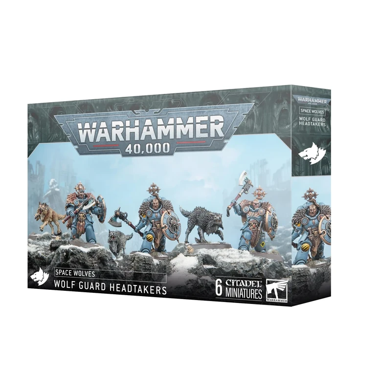 Games Workshop - Warhammer 40,000 - Space Wolves: Wolf Guard Headtakers