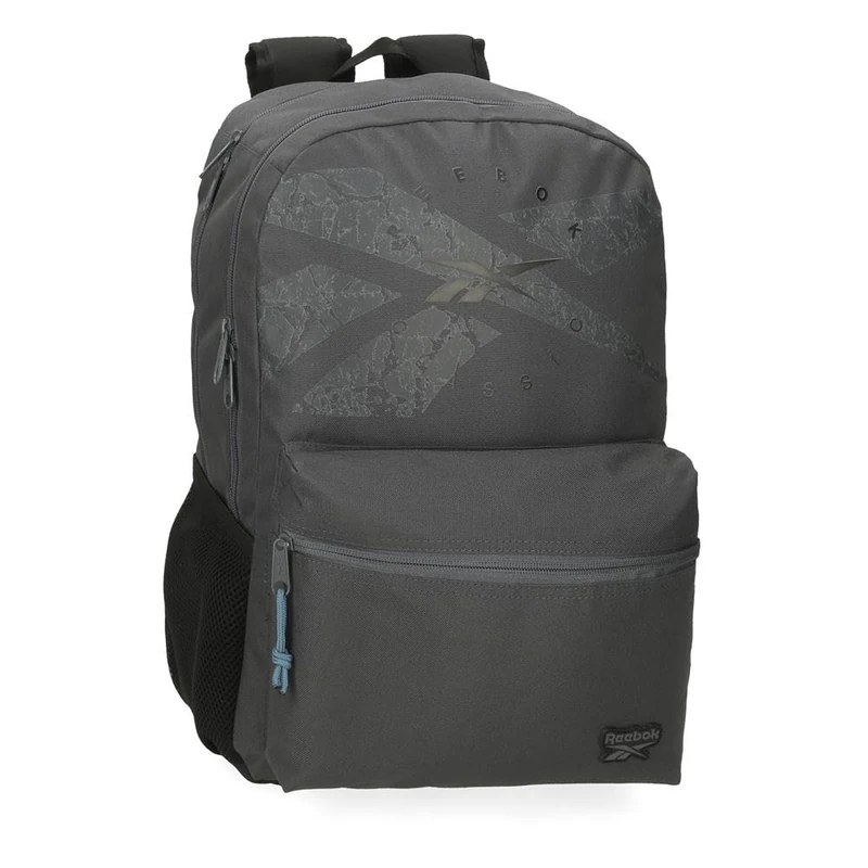 Reebok Stam Backpack for 15.6-Inch Laptop, Dual Compartment, Grey, 31 x 44 x 15 cm, 20.46 L, Polyester by Joumma Bags