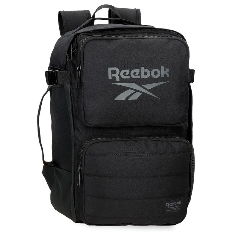 Reebok - Truck One Adaptable Backpack, Black, 25 x 40 x 20 cm, Polyester, 20 L, by Joumma Bags