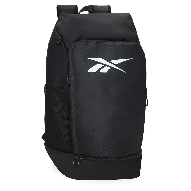 Reebok Wayland Backpack, Black, 29 x 50 x 19 cm, 27.55L, Polyester by Joumma Bags