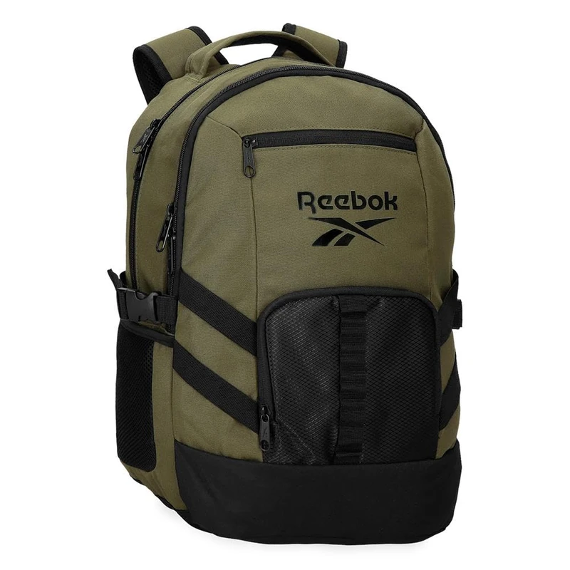 Reebok Truck One Backpack for 15.6-Inch Laptop, Dual Compartment, Green, 34 x 46 x 15 cm, 23.46 L, Polyester by Joumma Bags
