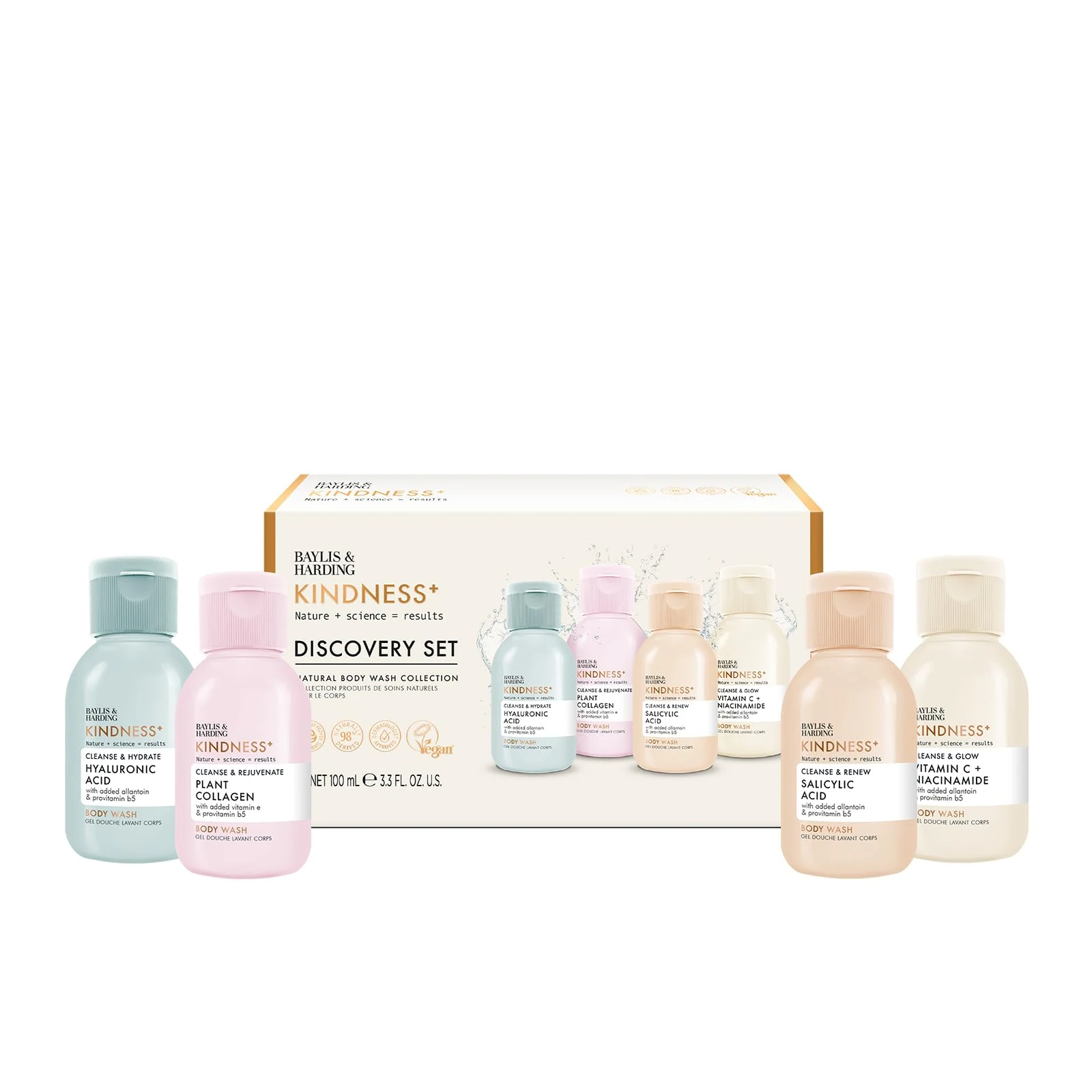 Baylis & Harding Kindness+ Range Discovery Gift Set - Vegan Friendly (Pack of 1)