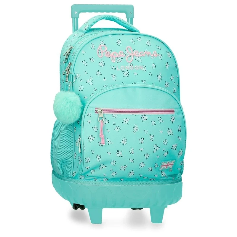 Pepe Jeans Nora Laptop backpack 13.3" Blue 31x44x17.5cm Polyester by Joumma Bags