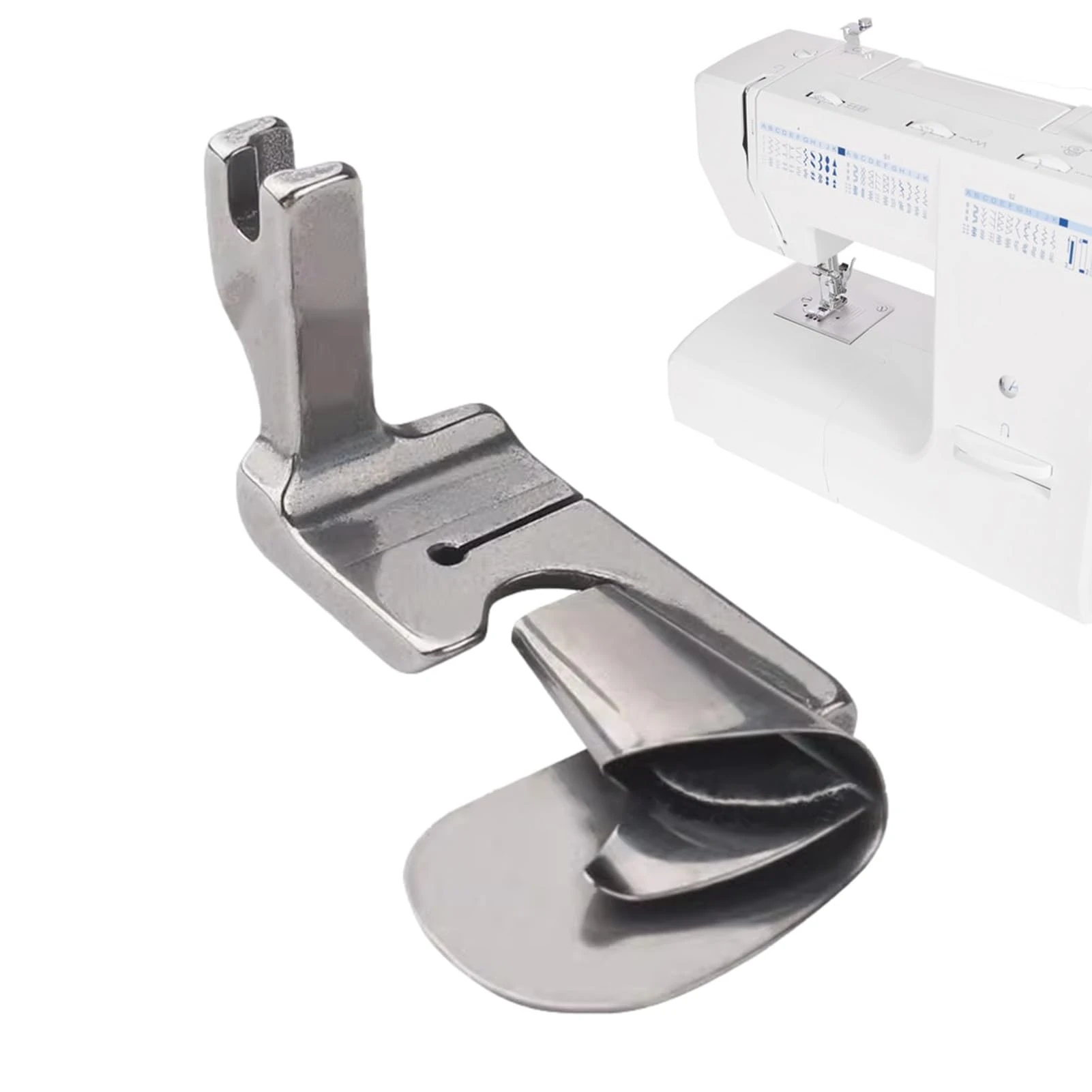 Sewing Machine Press - , Pull Tube, Professional Type, General Purpose Hemmer, Perfect for Applique and Hemming - Easy to Install, Suitable for Home and Commercial Sewing Machines