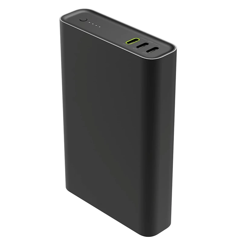 ZAGG mophie Powerstation Pro 20K Power Bank, 20,000mAh Portable Battery with 3 USB-C Ports, LED, Triple Device Fast-Charging, Pocket-Friendly Design for Smart Phones, Tablets & Laptops (Black)