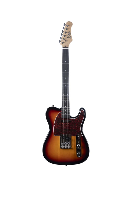 EKO Guitars TL‑300 Electric Guitar, Poplar Body, Maple Handle, Laurel Fingerboard 22 Keys, 2 Single‑Coil Pickups, Fixed Bridge Canvas Style, Scale 650 mm, Sunburst Colour