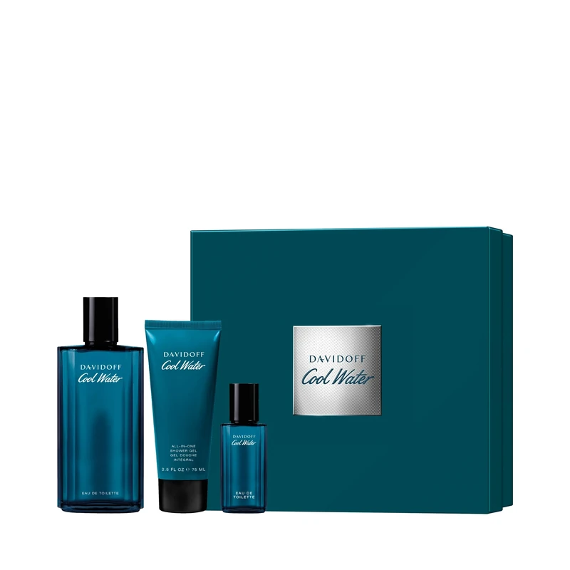 Davidoff Cool Water Eau de Toilette for Men Trio Giftset 125ml