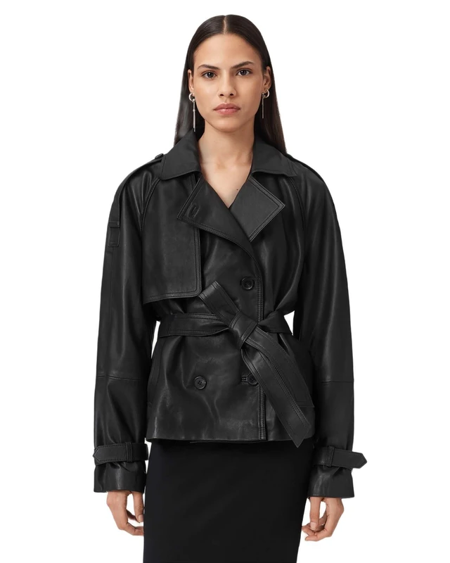 AllSaints Women's Reed Jacket, Black, XS - Image 1
