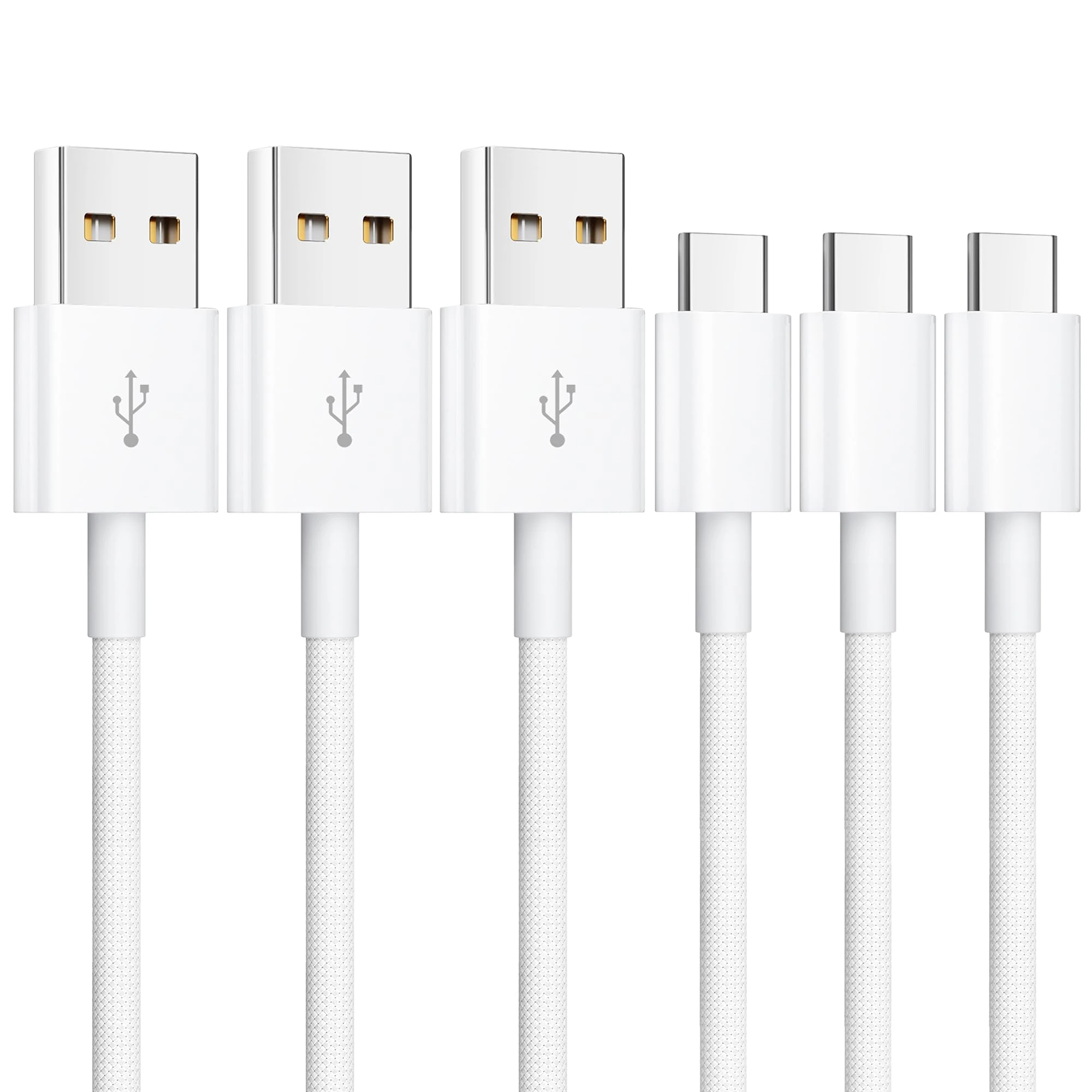 3Pack 1M IPhone 15/16/17Charger Cable,USB A to USB C Charging Cable for iPhone 16/ 16E(SE4)/ 16 Pro Max/16 Plus, iPhone 15/15 Pro Max, AirPods, AirPods 4, Pro 12.9/11/Air USB C Charger power Cord