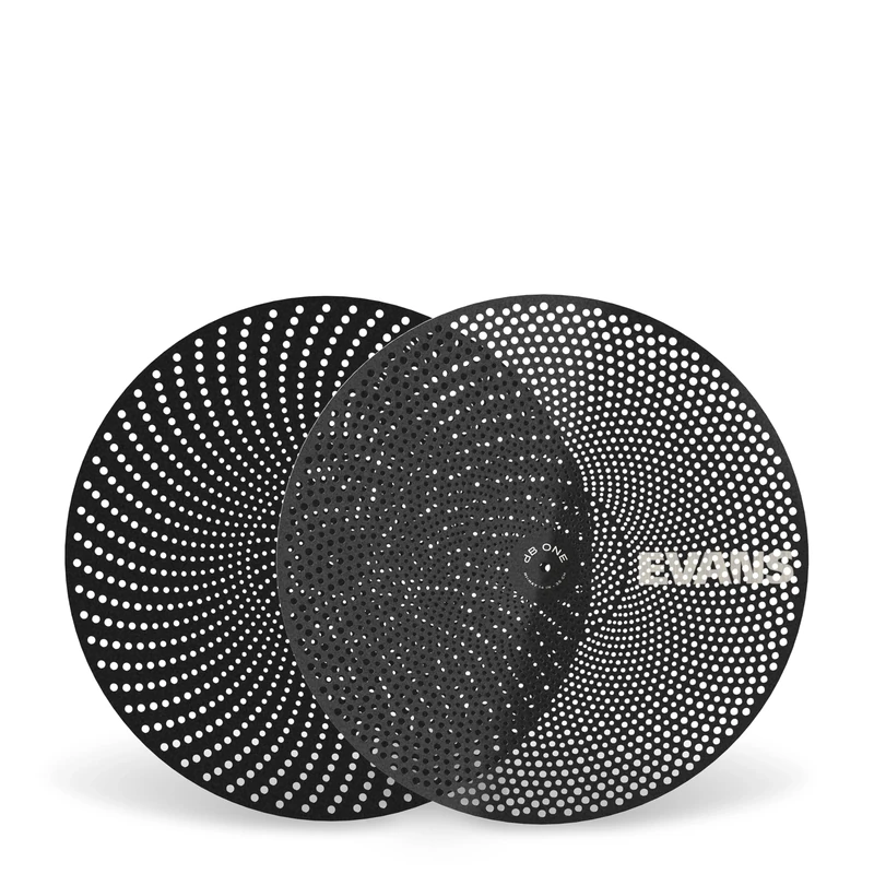 Evans Drum Heads - dB One Hi Hat Cymbal - 14 inch - Low Volume Cymbal - Reduces Volume While Playing Naturally