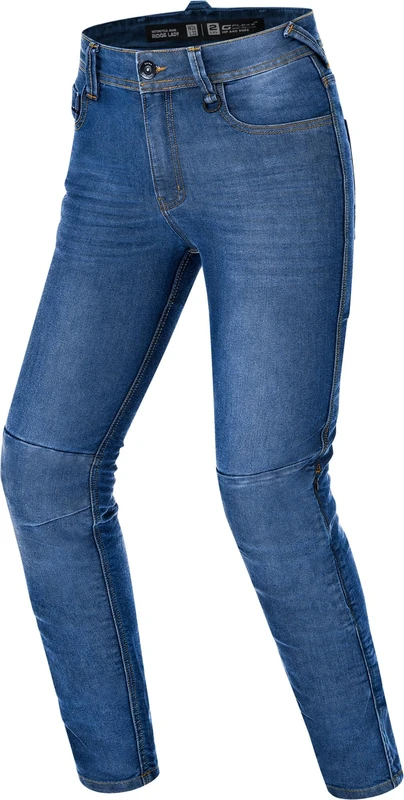 SHIMA Ridge Motorcycle Jeans for Women GFLEXX Knee Protectors Cordura Motorbike Mens Armoured Trousers Lightweight Protective Pants Stretch Reinforced Armored Bike Elastic (Womens, Blue, 32/30)