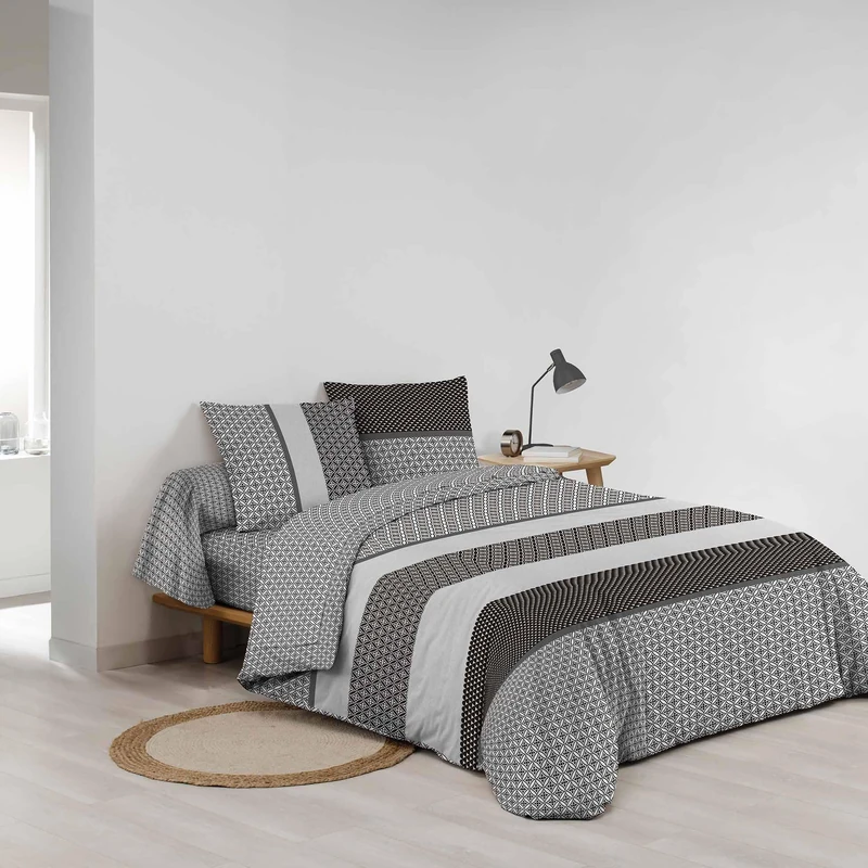 Douceur d'Intérieur, Meiko 6-Piece Bedding Set (260 x 240 cm) 100% Cotton