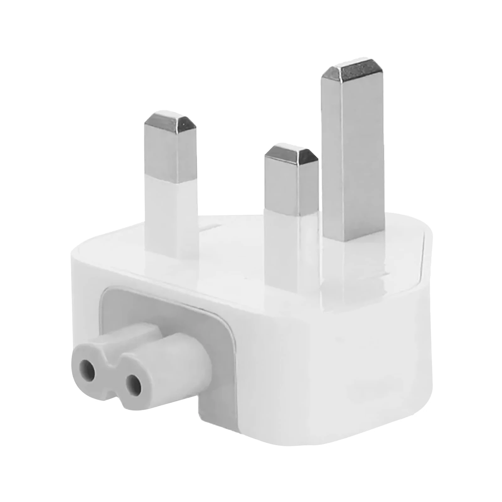 Pence & Moon Collective 1 Pcs UK 3-Pin AC Power Adapter Wall Plug, Compatible with iPhone14 charger MacBook Pro Air Mac iBook iPad and More (White)