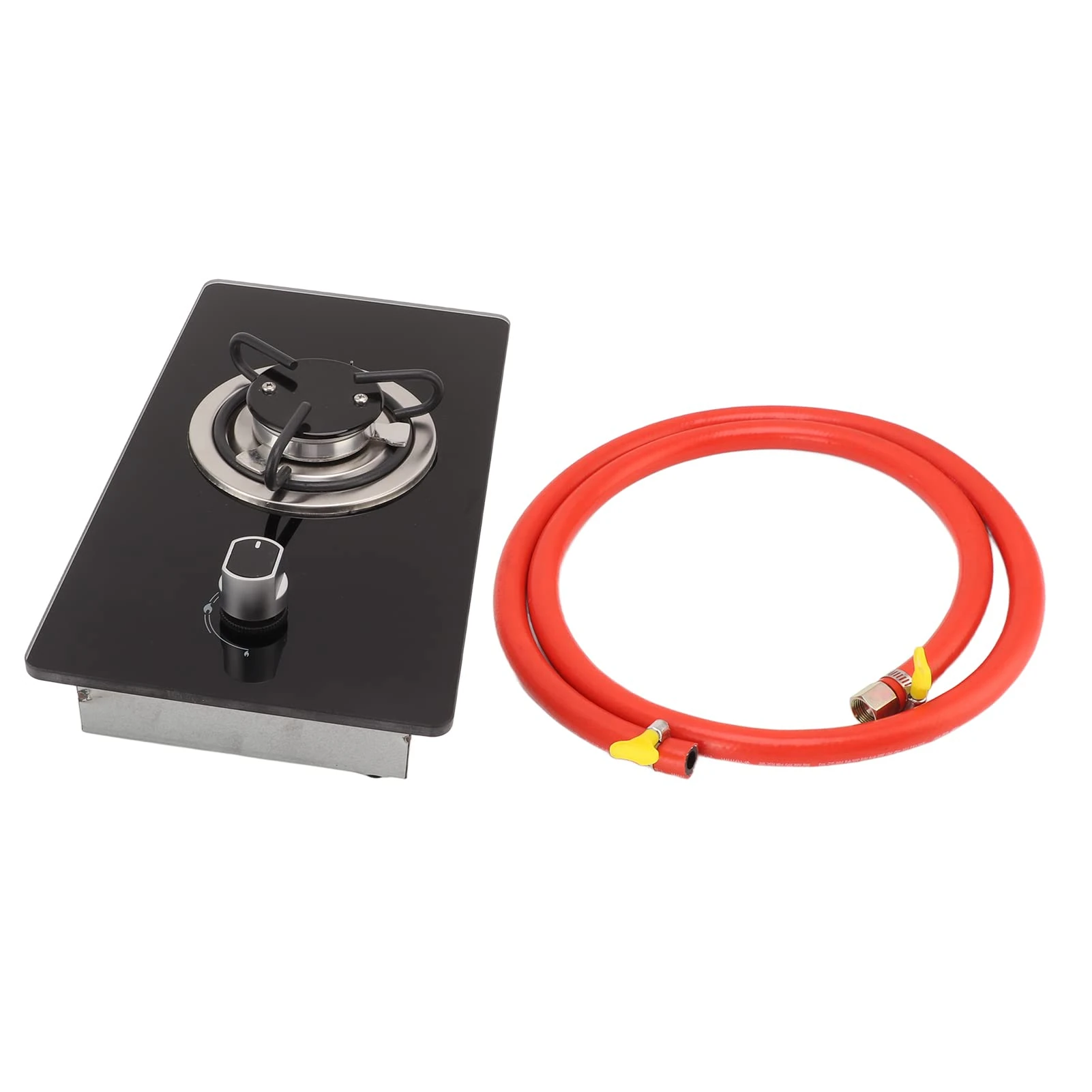 Generic Single Burner Gas Stove Portable 1.8Kw Power Adjustable Fire Tempered Glass Yacht RV