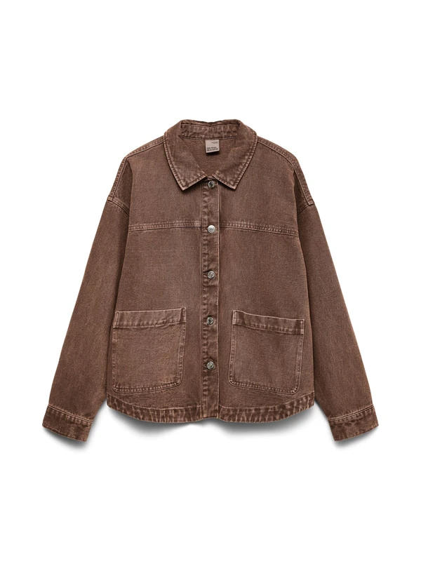 Vero Moda Female Shirt Jacket VMJAMIE Denim Jacket, Carafe., L