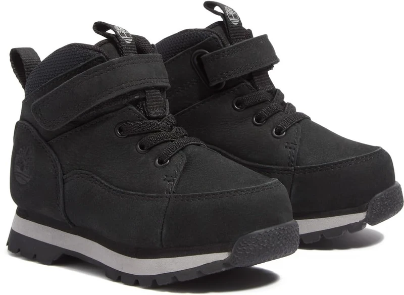 Timberland EURO ROCK MID HOOK & LOOP BOOT BLACK NUBUCK