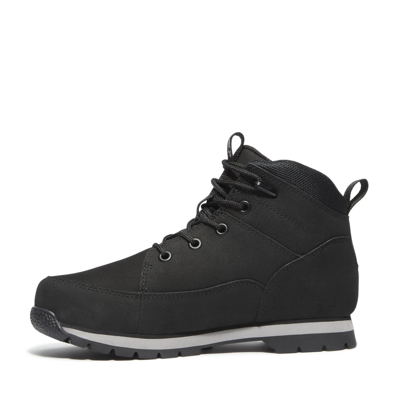 Timberland EURO ROCK MID HOOK & LOOP BOOT BLACK NUBUCK