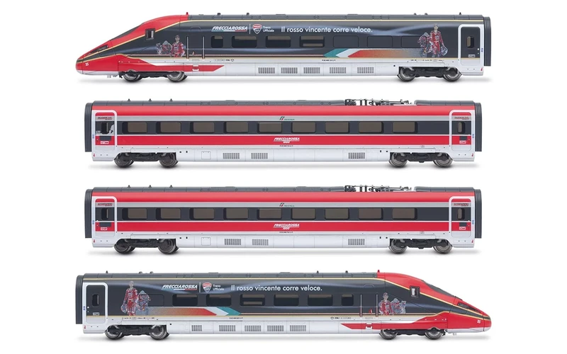 Arnold HN2620 FS Trenitalia, Frecciarossa 1000 "Ducati base set, 4 elements, ep. VI