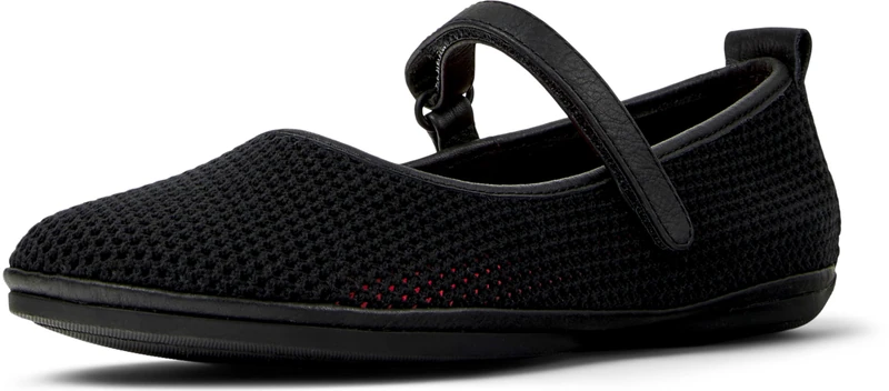Camper Women's Right Nina K201402 Ballerina, Black 011, 2 UK