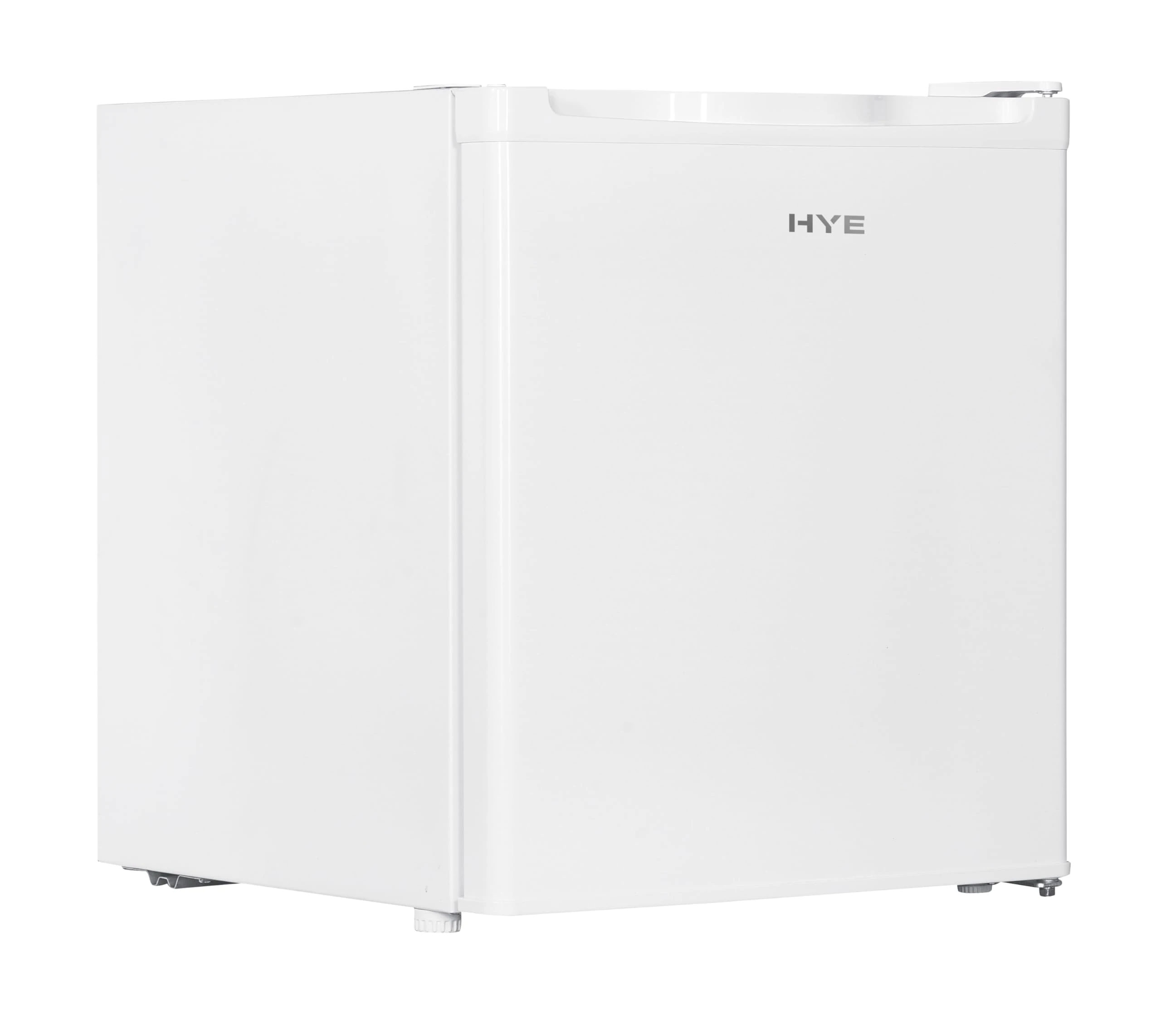 HYE 40L Mini Fridge – Compact Table Top Cooler for Bedroom, Office, Drinks or Desktop – Quiet Counter Top Fridge with Deep Door Storage – White Freestanding Minifridge - RF01MBF40W01