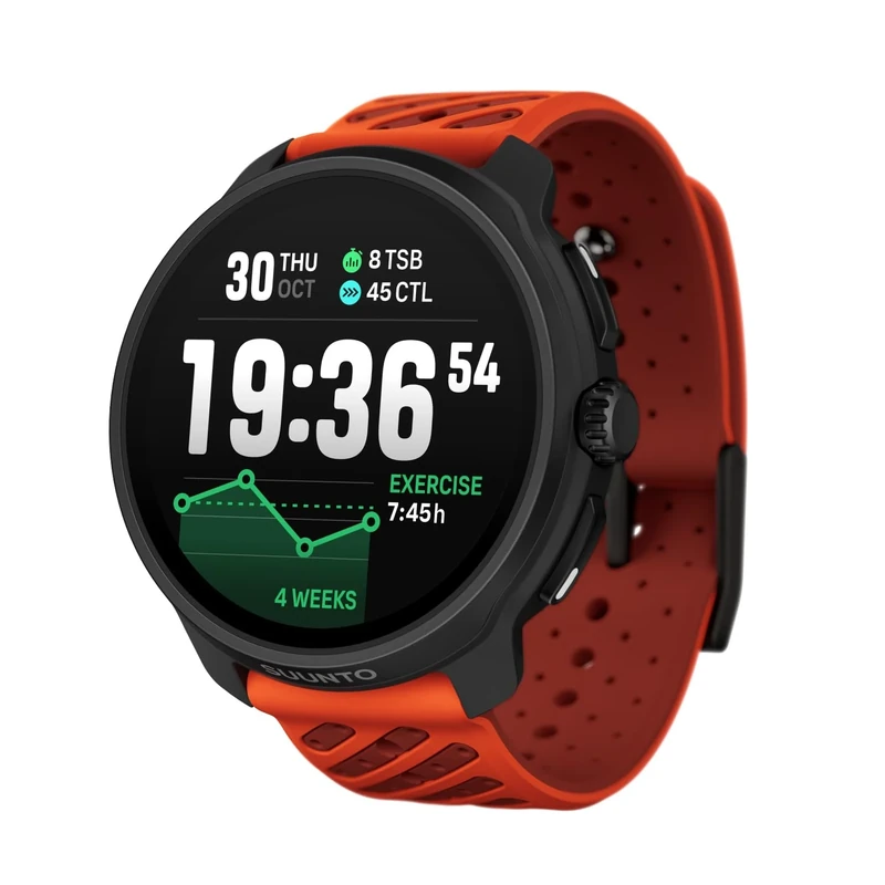 SUUNTO Race 2 GPS Sport Watch, Bright 1.5-inch AMOLED Touchscreen, Sleeker and Lighter Design, 16-Day Battery Life, Offline Maps, Accurate Navigation, 115+ Sport Modes