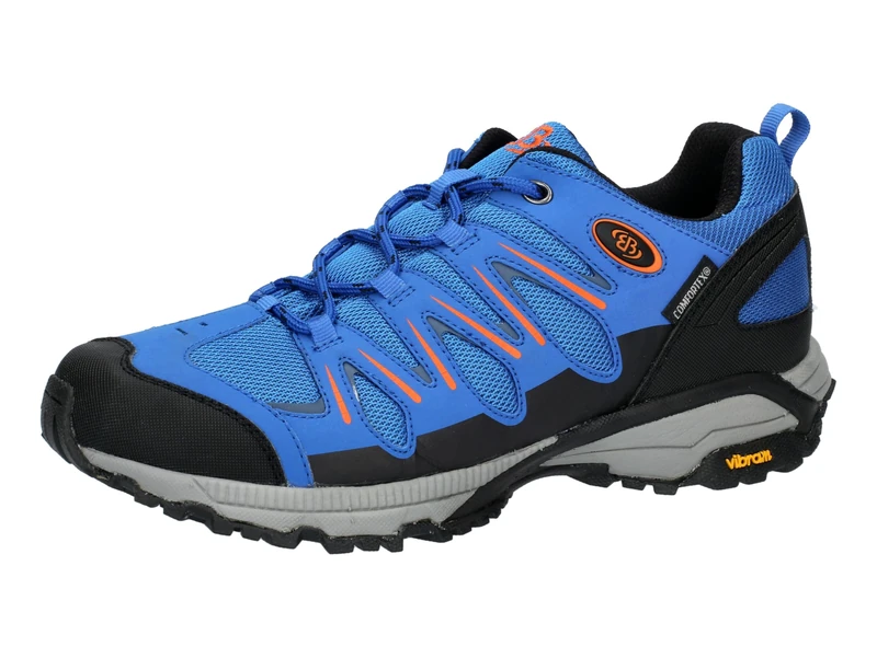 Brütting Unisex's Expedition Walking Shoes, Blue/Black/Orange, 7 UK